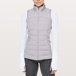 lululemon Down For It All Vest in Dark Chrome